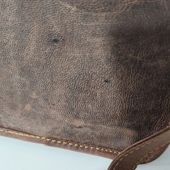 Le Papillon Brown Faux Leather Crossbody Messenger Bag Purse Handbag NEW - Picture 11 of 11